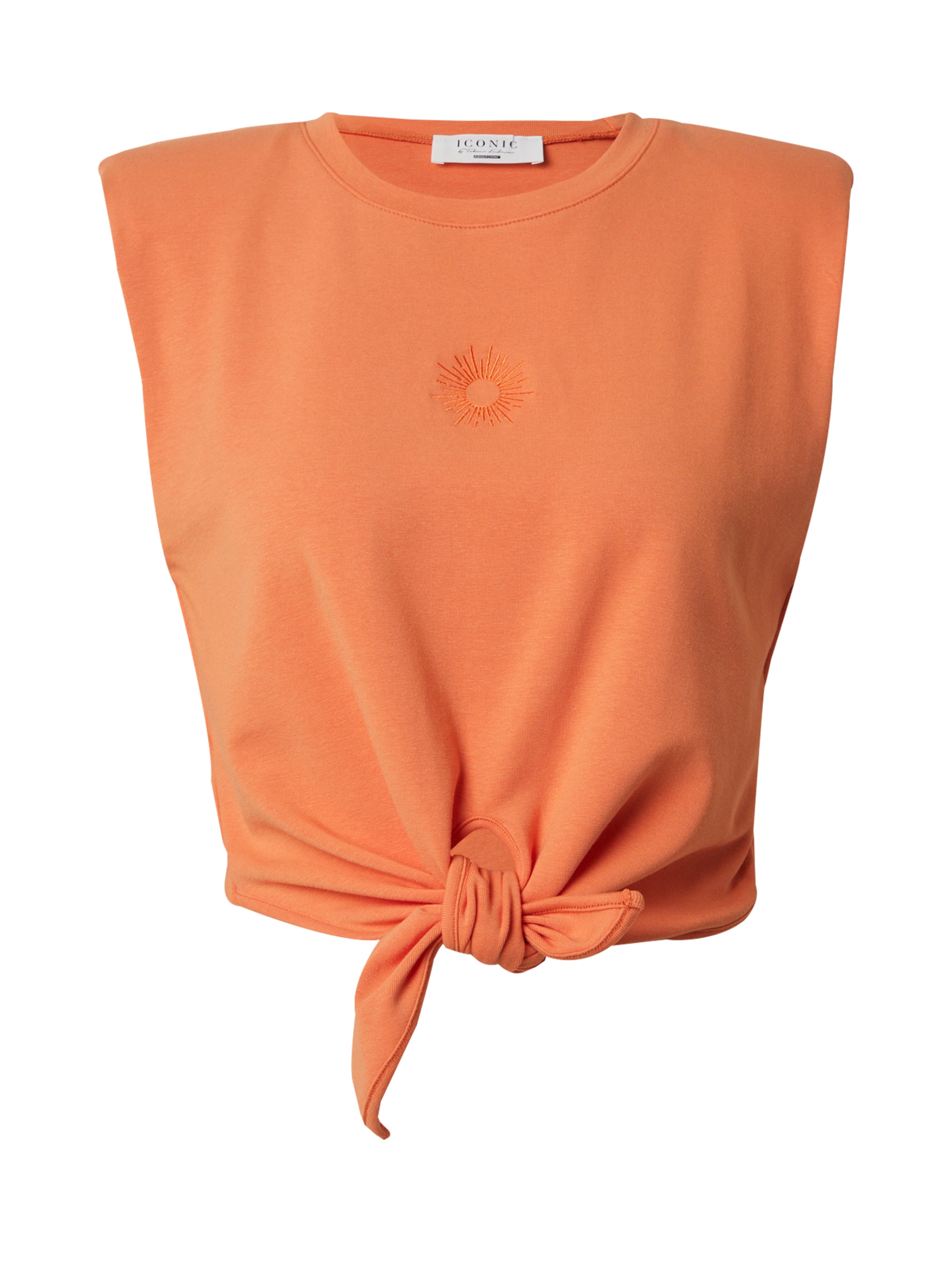 ABOUT YOU x Iconic by Tatiana Kucharova Top 'Giulia' - Oranžová: predná strana