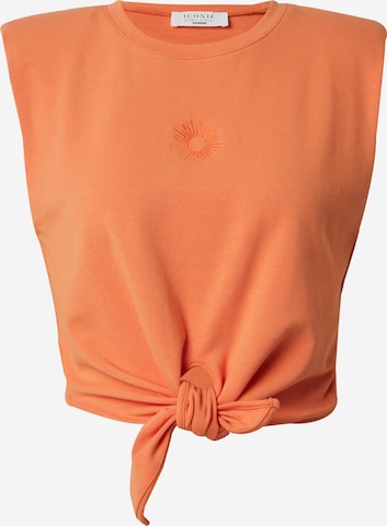 ABOUT YOU x Iconic by Tatiana Kucharova Top 'Giulia' in Oranje: voorkant