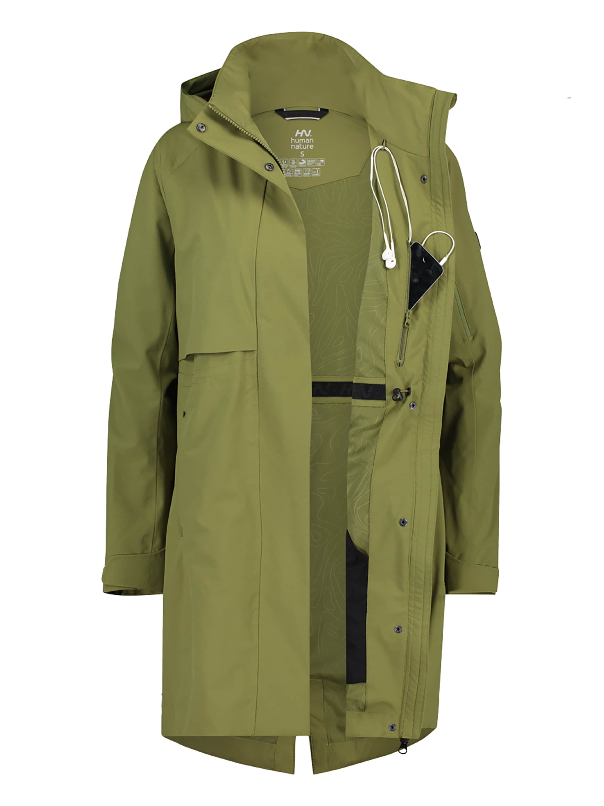 Human Nature Performance Jacket Forniz in Green ABOUT YOU