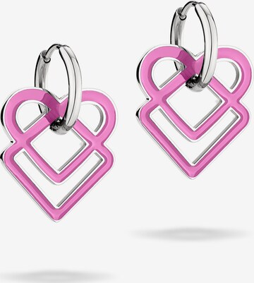 Boucles d'oreilles Liebeskind Berlin en rose