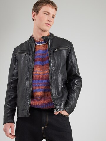 Mauritius Välikausitakki 'Roley' värissä musta: etupuoli