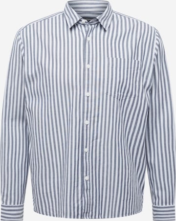 Esprit Collection Button Up Shirt in Blue: front