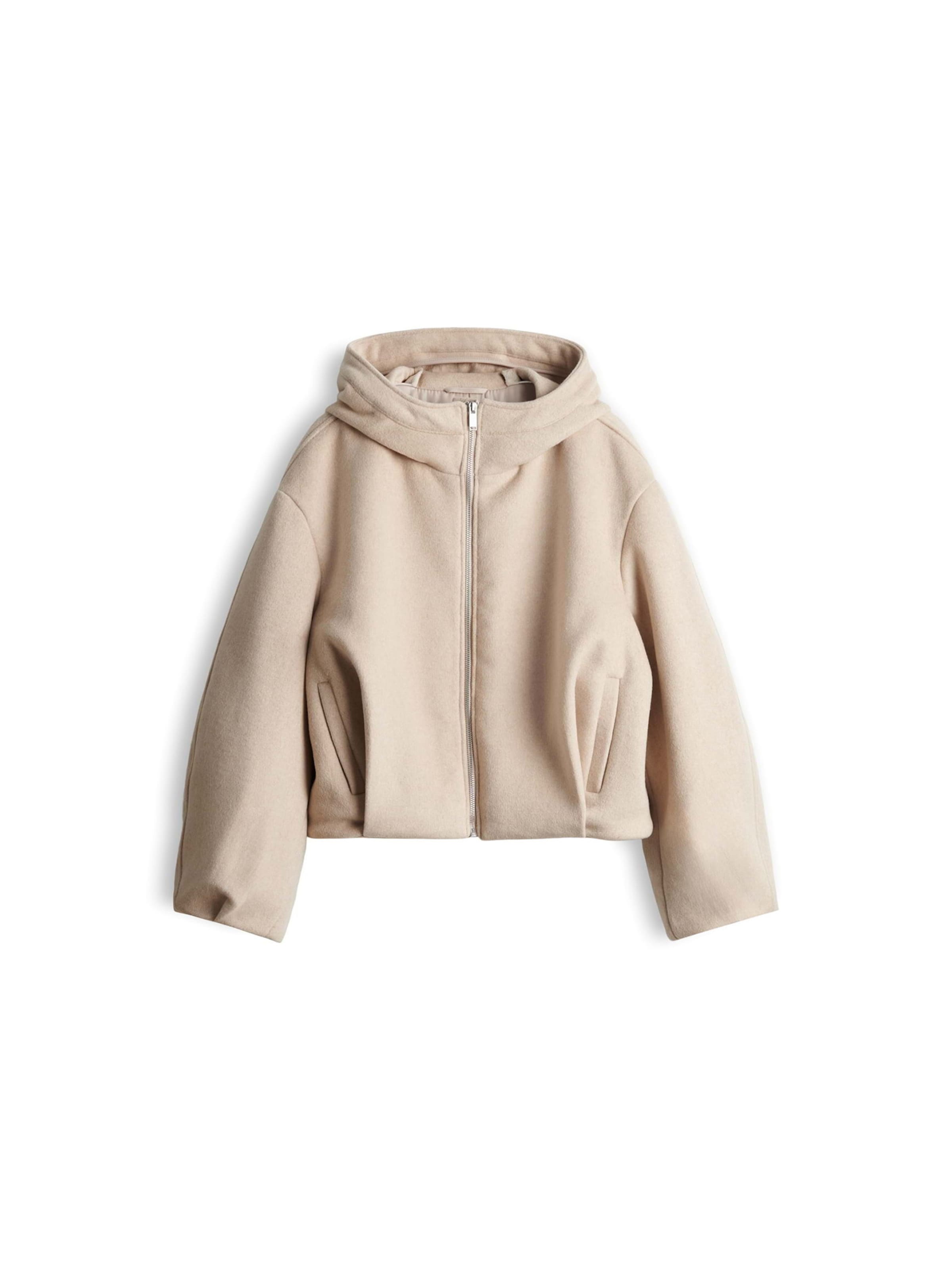 OPUS Tussenjas 'Halenso' in XS in de kleur Beige, Productweergave