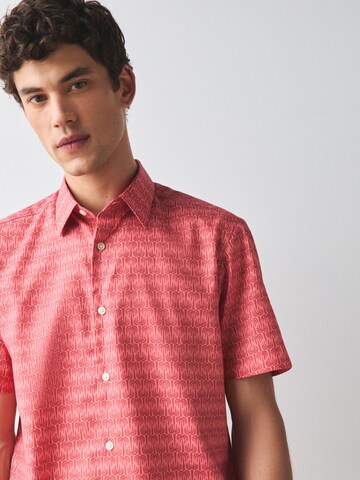 Next Regular Fit Hemd in Rot
