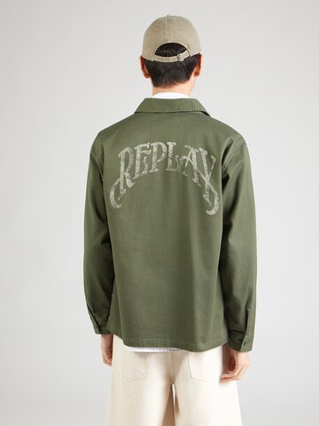 REPLAY Jacke in Grün: Rückseite