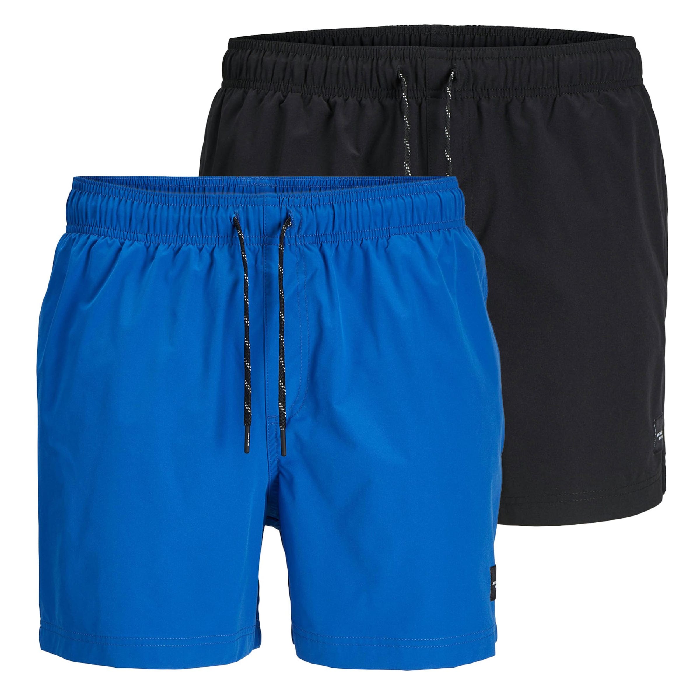 JACK & JONES Rövid fürdőnadrágok - kék: elől