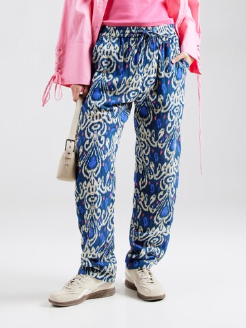 Lollys Laundry - Loosefit Pantalón 'Bill' en azul: frente