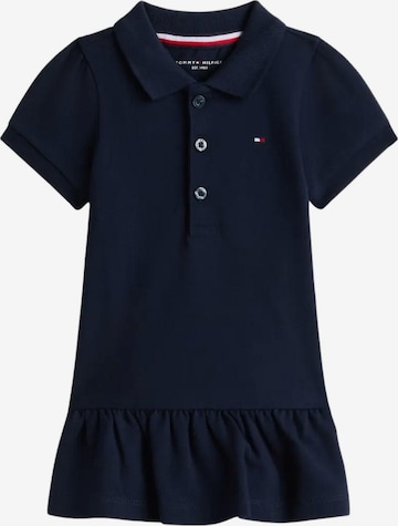 Tommy Hilfiger Kids - Vestido 'TOMMY HILFIGER KIDS PIQUE POLO DRESS SS ABITO' en azul: frente