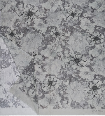 Sciarpa 'FLOWER WIND' di Roeckl in grigio: frontale