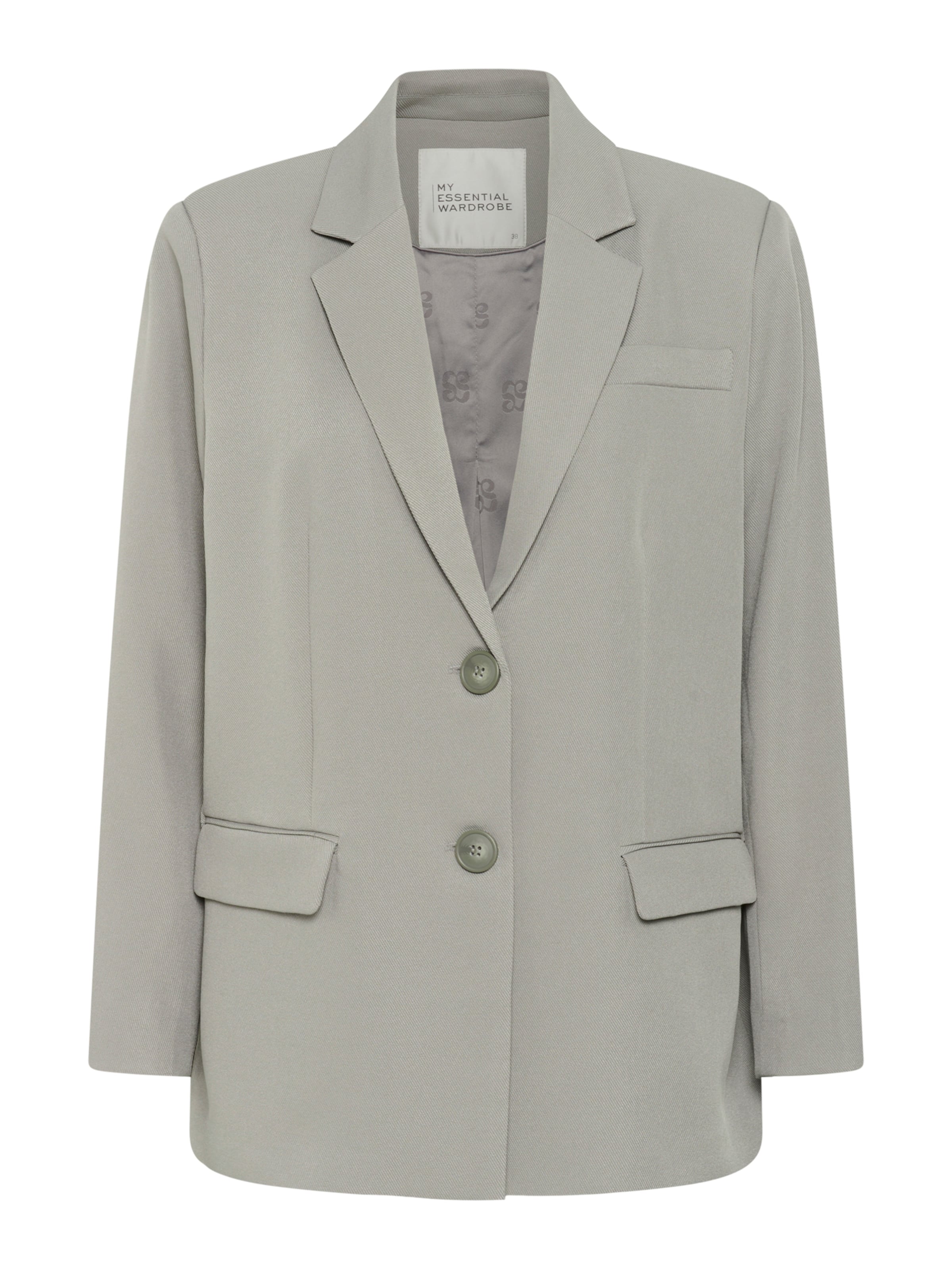 My Essential Wardrobe Blazers 'Emmy' in Grijs: voorkant