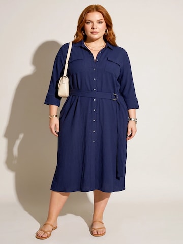 Shape Of You Jurk in Blauw