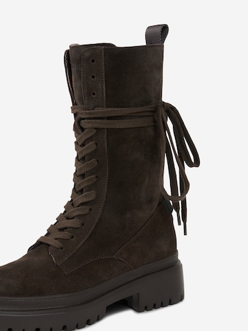 BOGNER Lace-Up Boots 'Chesa Alpina' in Brown