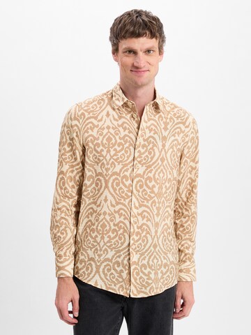 DRYKORN Regular fit Overhemd 'Ramis' in Beige: voorkant