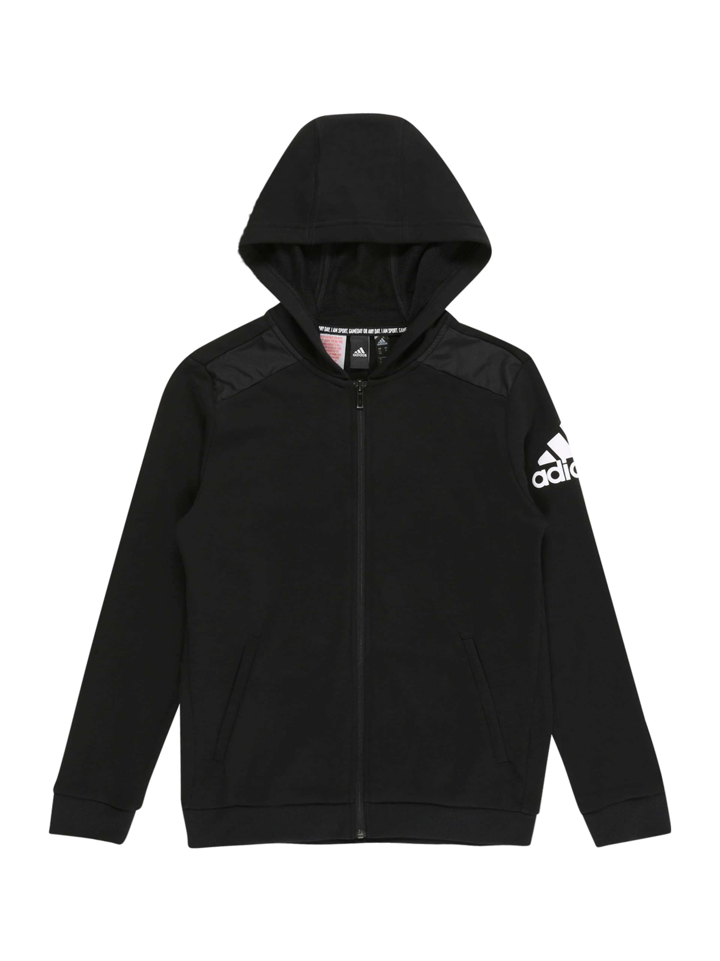 black athletic zip up jacket