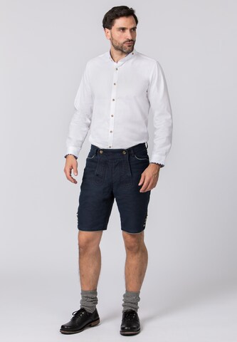 STOCKERPOINT Comfort fit Traditional button up shirt in White