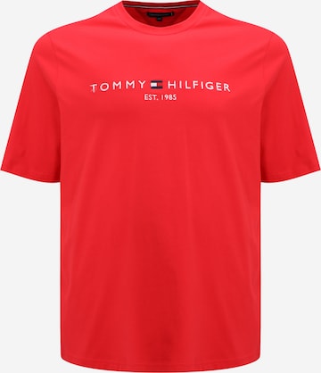 Tommy Hilfiger Big & Tall Shirt in Red: front