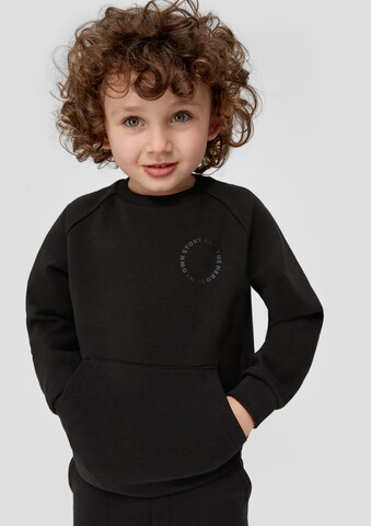 s.Oliver - Sweatshirt em preto