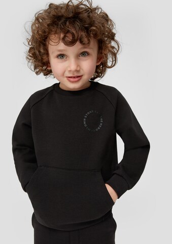 s.Oliver Sweatshirt in Black