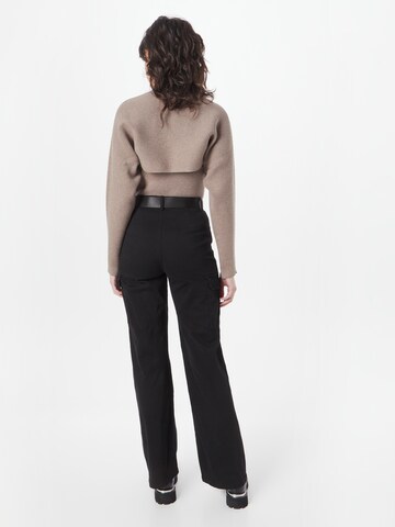 Regular Pantalon cargo Tally Weijl en noir