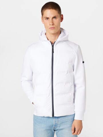 Hackett London Between-Season Jacket in White: front