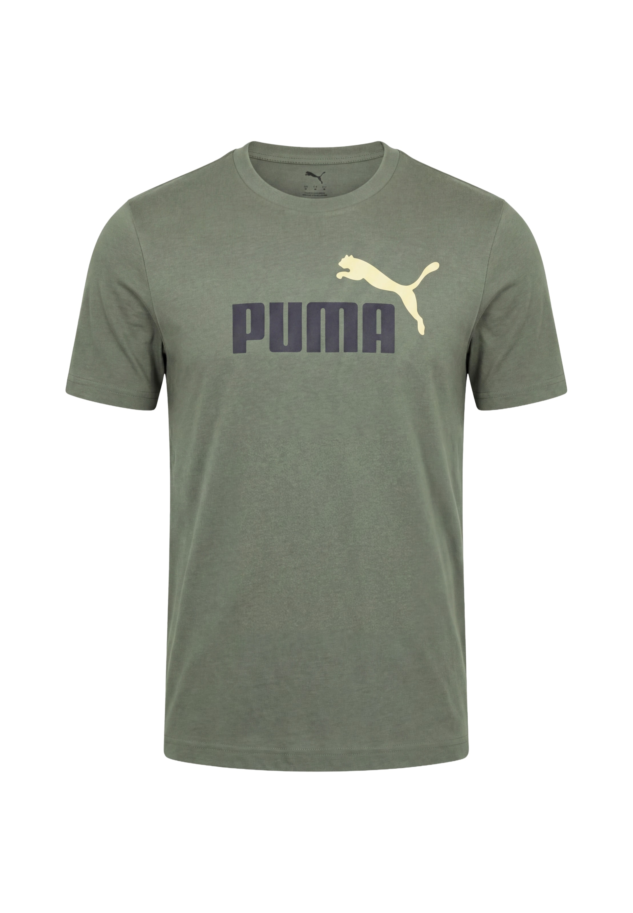 PUMA Funkcionalna majica 'ESS No. 1' | zelena barva: sprednja stran