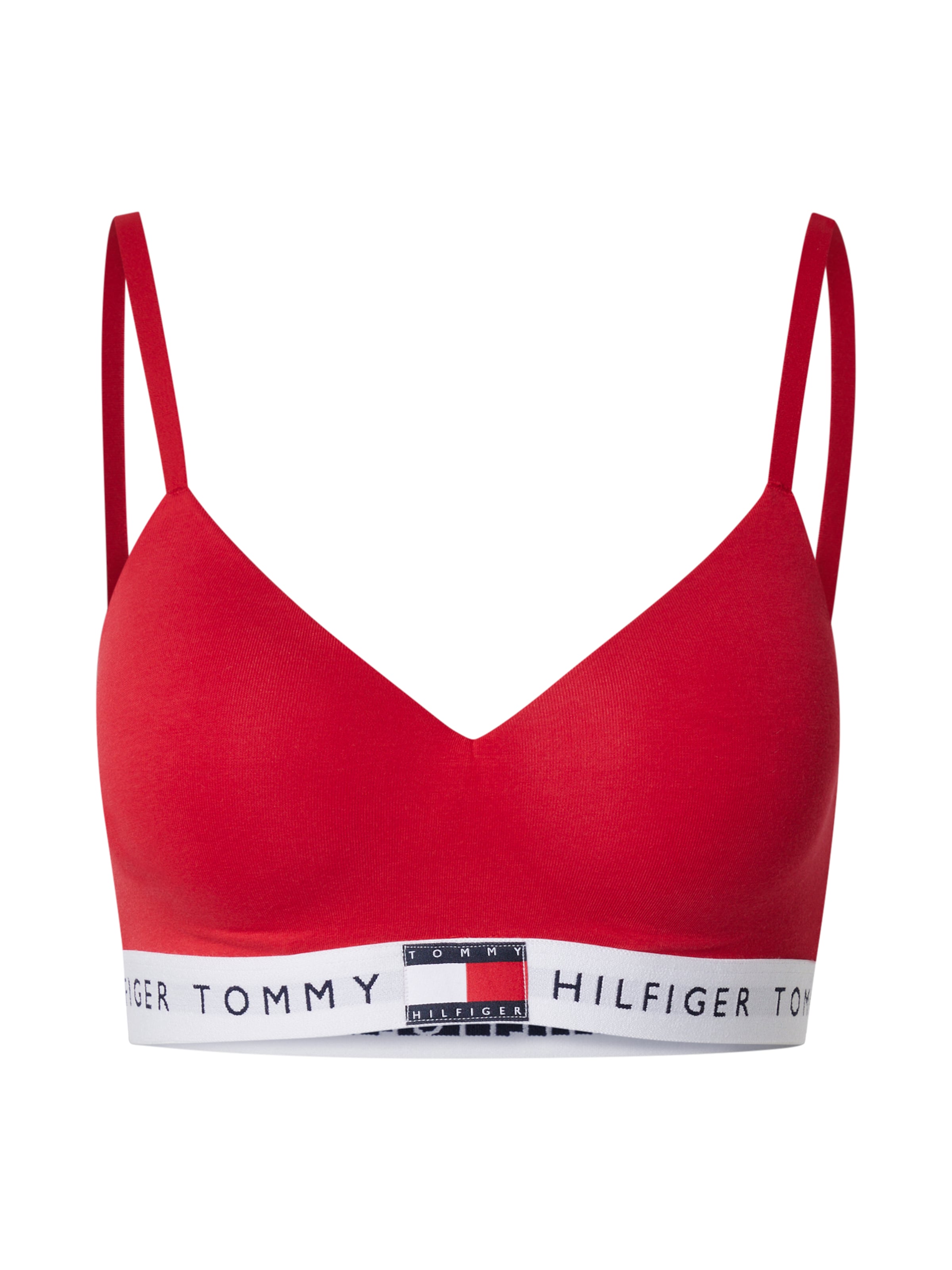 Tommy Hilfiger Underwear Korzetová Podprsenka 'Heritage' – červená: přední strana