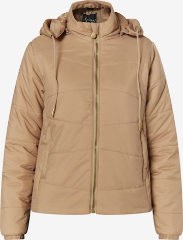 faina Between-Season Jacket ' tassia' in Beige: front