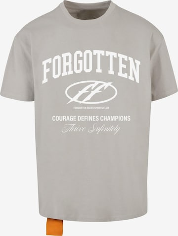 pilka Forgotten Faces Marškinėliai 'Courage Defines': priekis