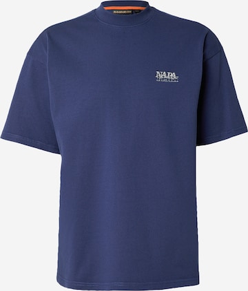 mėlyna NAPAPIJRI Marškinėliai 'MIRAAT': priekis