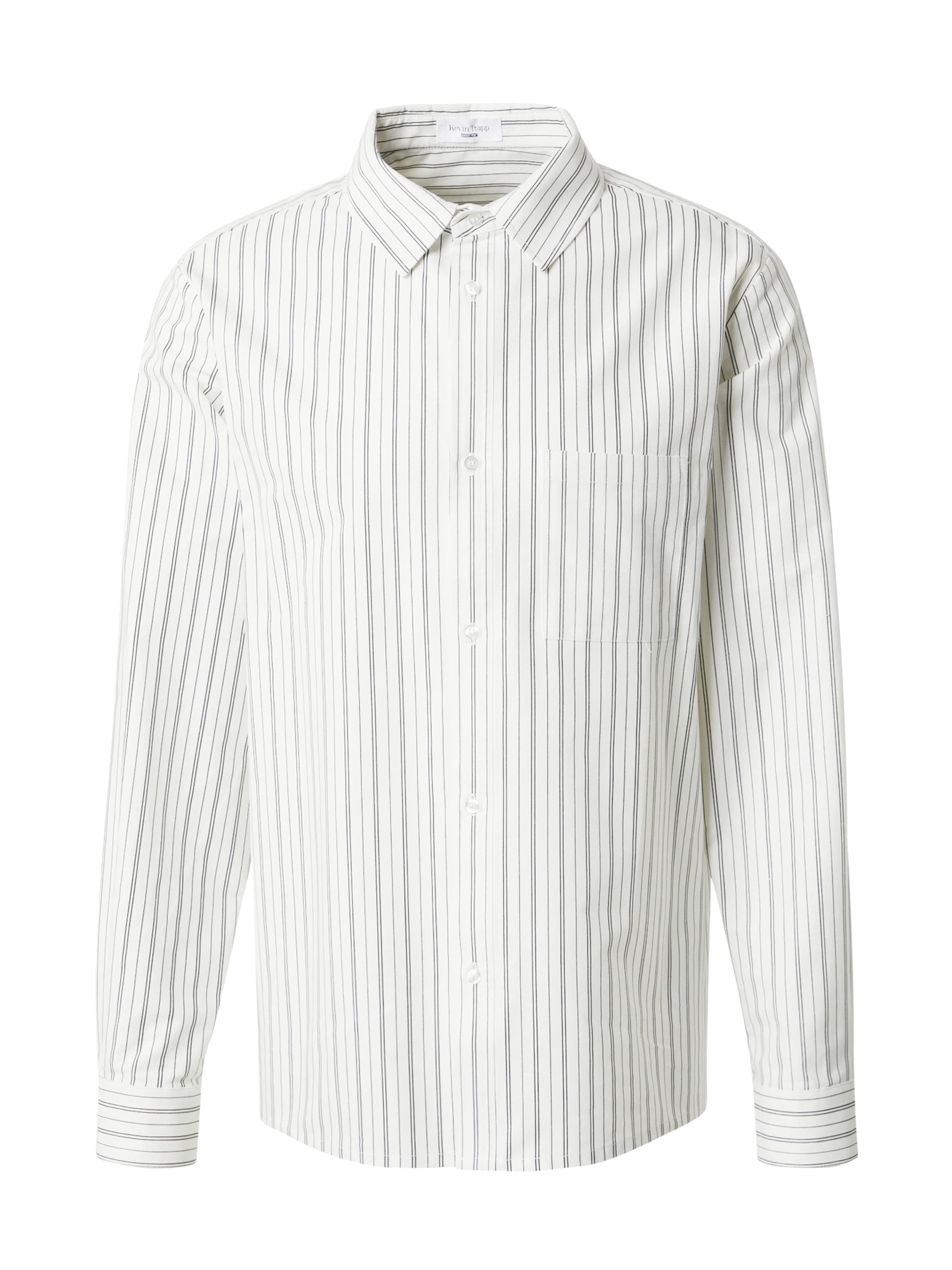 TRAPP Regular fit Риза 'Demian' в бяло: отпред