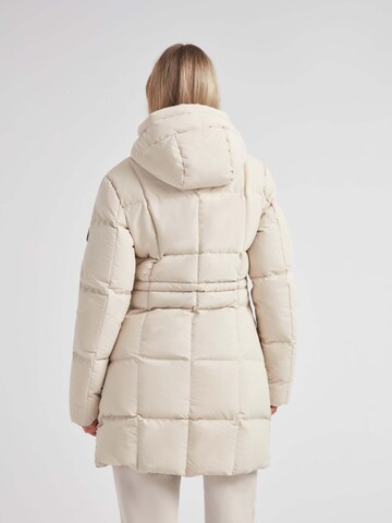 JACK1T Outdoorjas ' Black Star Puffer Coat Matt ' in Wit