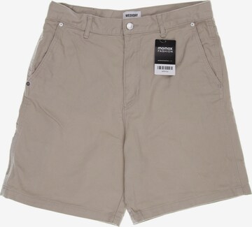 WEEKDAY Shorts in 33 in Beige: front