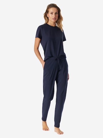 SCHIESSER Pyjamahose 'Mix & Relax'‌‌‌‌‌ in Blau