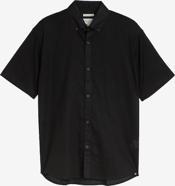 Cămașă de la TOM TAILOR DENIM pe negru: față