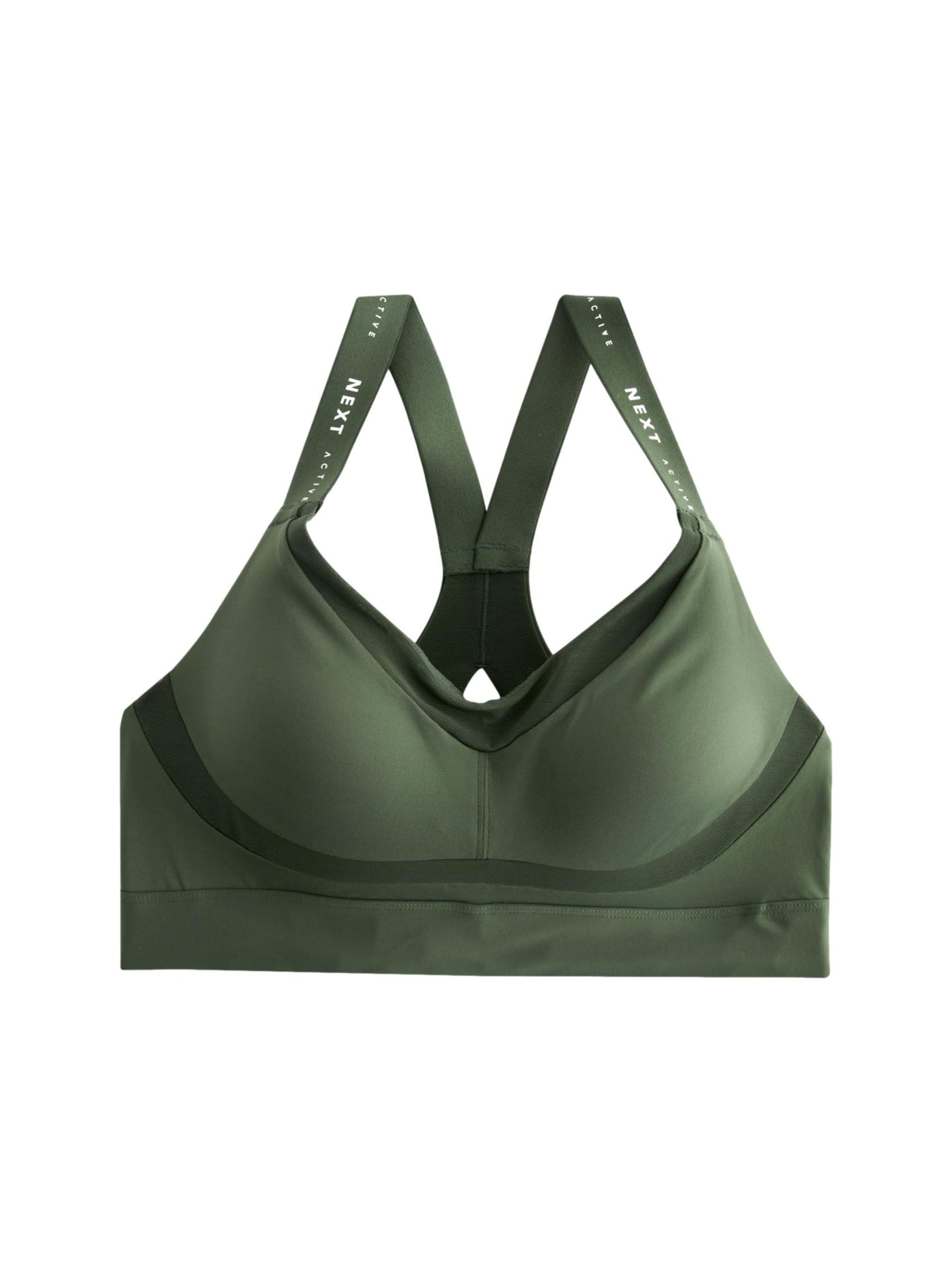 Bustieră Sutien sport de la Next pe verde: față