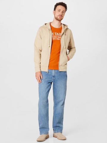 LEVI'S ® Klasický střih Mikina 'Original Zip-Up Hoodie' – béžová