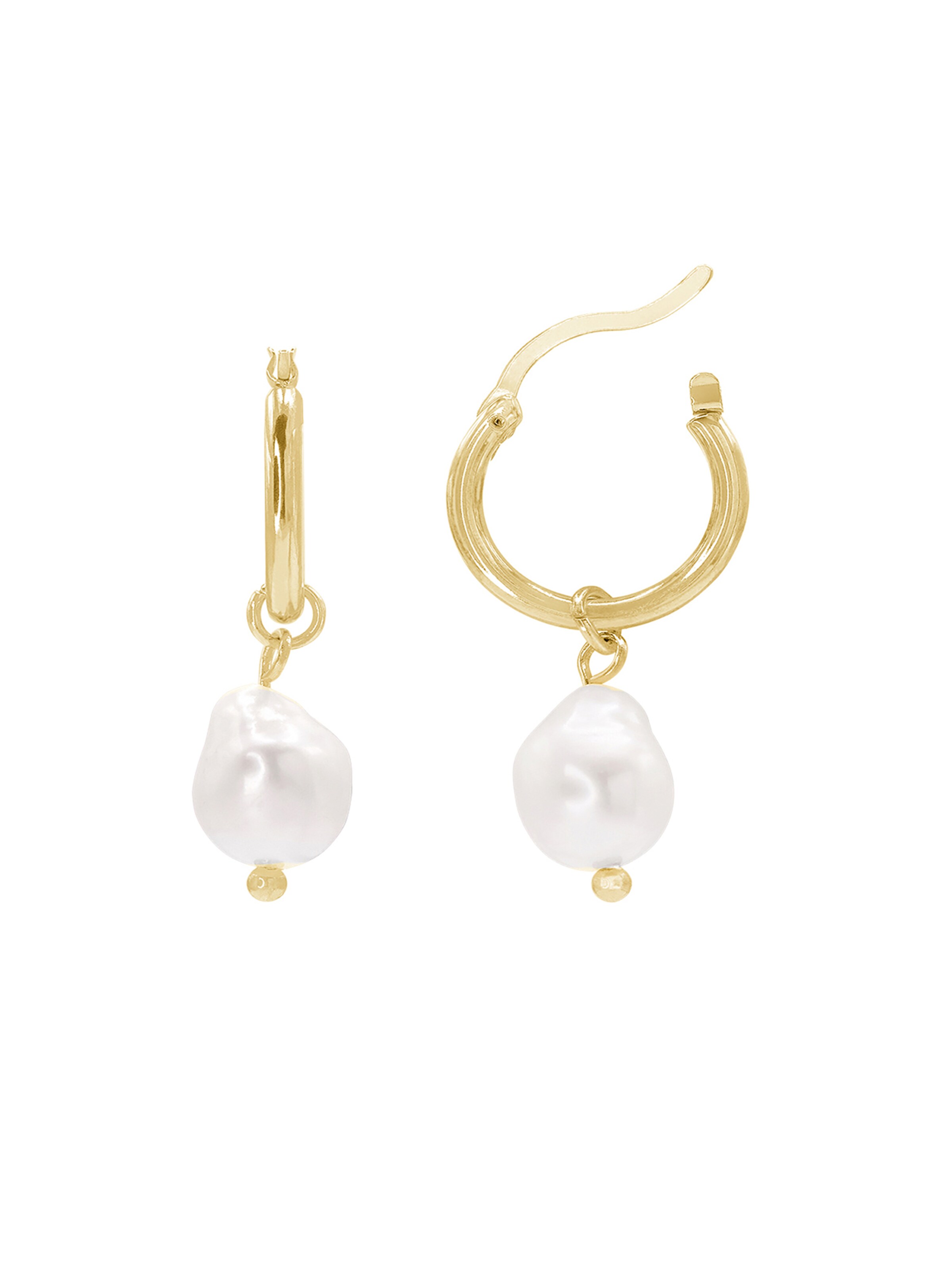 Heideman Oorbel 'Darius' in Goud: voorkant