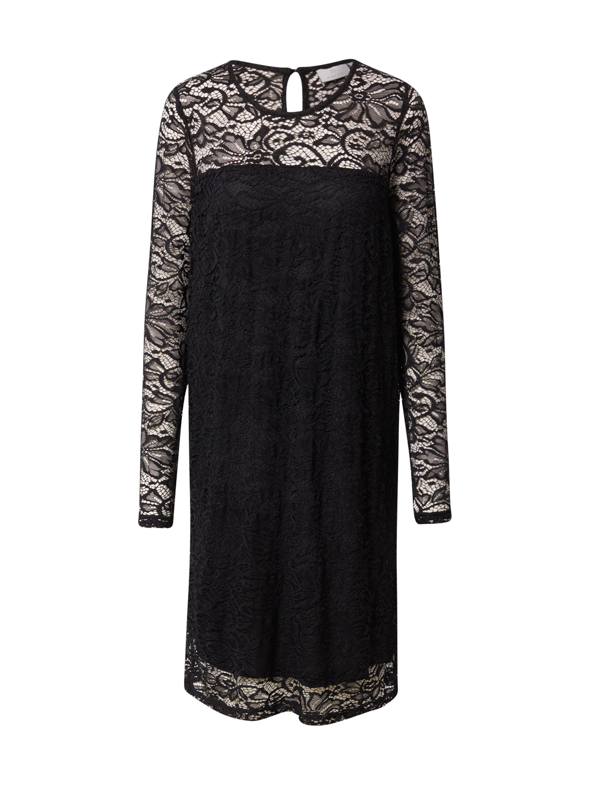 melns Kaffe Kleita 'KAsita': no priekšpuses