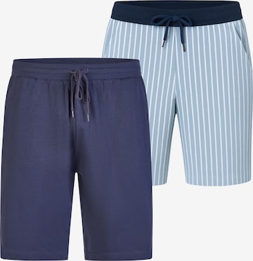 Phil & Co. Berlin Pyjamahose 'Cozy Classics' in Mischfarben: Vorderseite