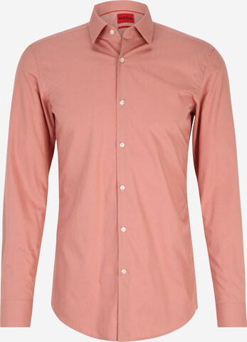 HUGO Button Up Shirt 'Jenno' in Red: front