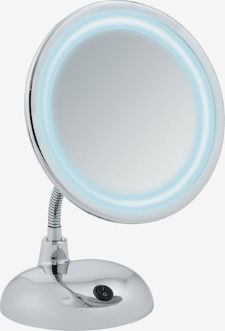 Wenko Cosmetic Mirror 'Style' in Silver: front