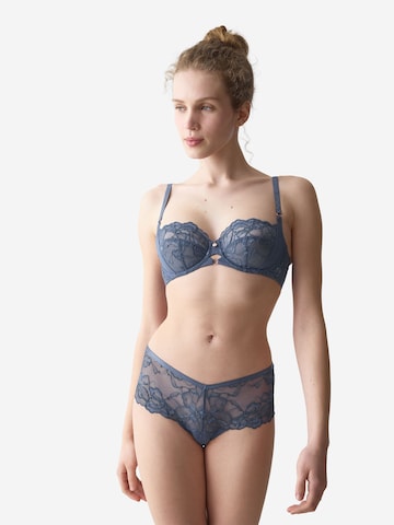 Balconnet Soutien-gorge ' Wild Gardenia Florale ' TRIUMPH en bleu : devant