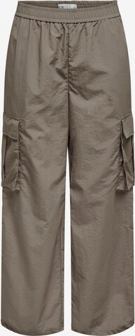 Pantalon cargo JDY en marron : devant