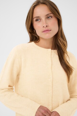 SAINT TROPEZ Gebreid vest 'Larna' in Geel