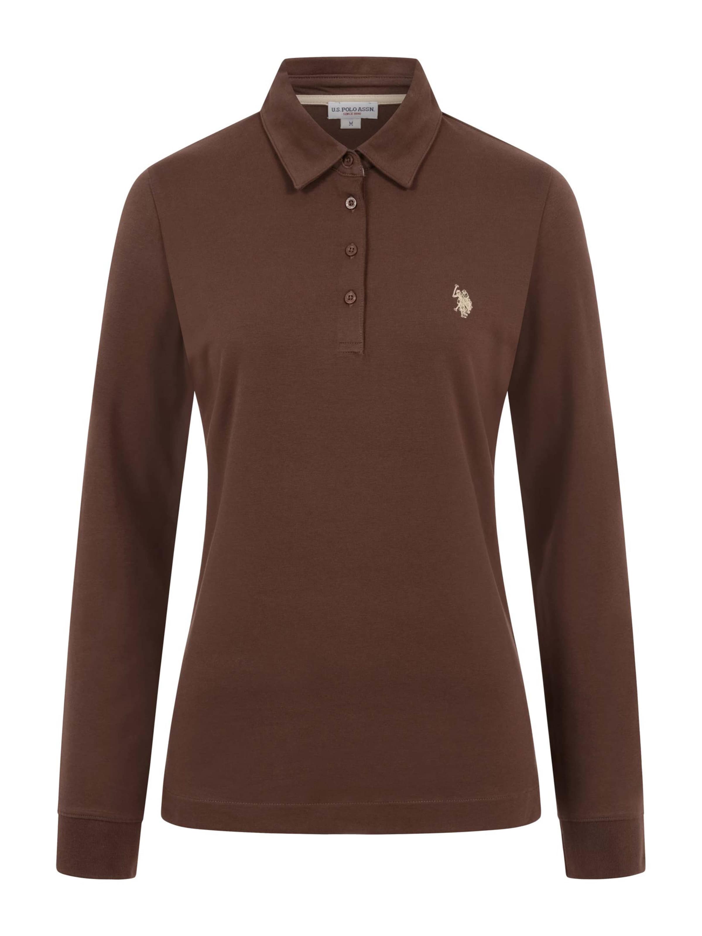 U.S. POLO ASSN. Shirt in Brown: front