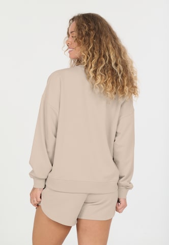 NOU Sweatshirt 'Vacay' in Brown
