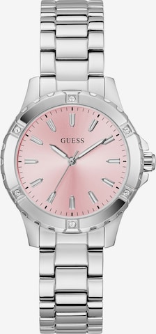 GUESS Analoog horloge 'MIST' in Zilver: voorkant