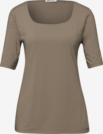 STREET ONE Shirt in Brown: front