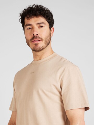 HUGO T-Shirt 'Dapolino' in Beige