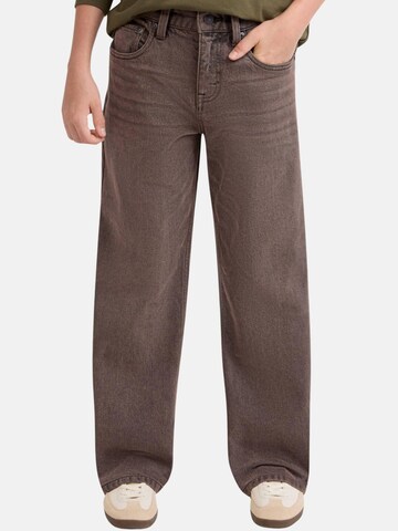 Levi's Kids Luźne Jeansy w kolorze brązowy